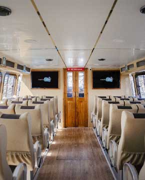 Einstein Boat Interior