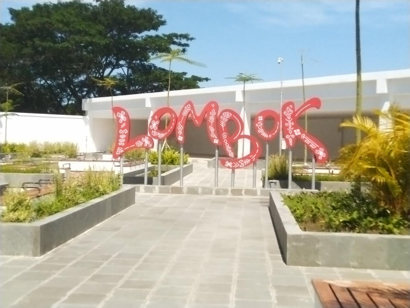 Lombok Airport Sign